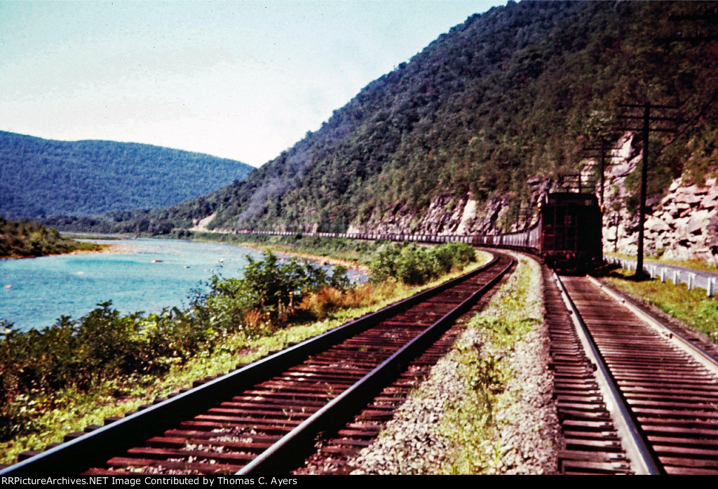 PRR Westbound Freight, #2 of 2, 1955